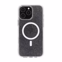 iPhone 16 Pro Max Rv Skal TPU med MagSafe - Glitter Vit