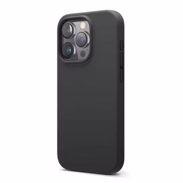 iPhone 16 Pro Mobilskal Silikon Rv - Svart