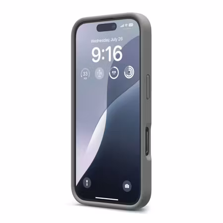 iPhone 16 Pro Mobilskal Silikon Rv - Grå