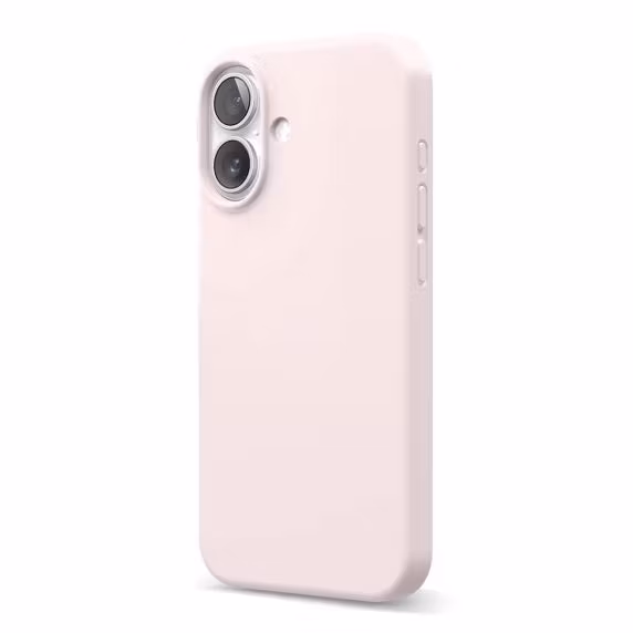 iPhone 16 Mobilskal Silikon Rv - Rosa