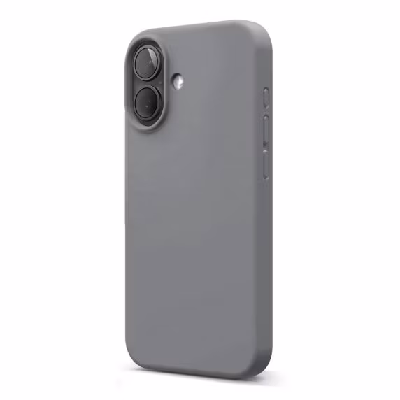 iPhone 16 Mobilskal Silikon Rv - Grå
