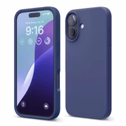 iPhone 16 Mobilskal Silikon Rv - Blå