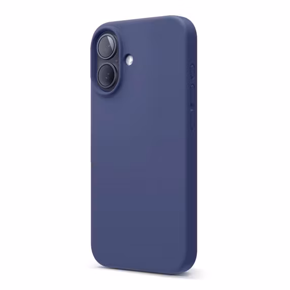 iPhone 16 Mobilskal Silikon Rv - Blå