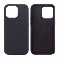 iPhone 15 Pro Mobilskal Silikon Rv - Svart