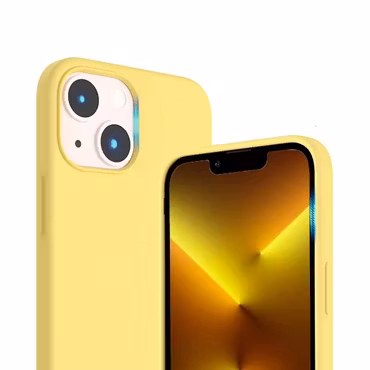 iPhone 14 Plus Silikonskal Rv MagSafe - Gul