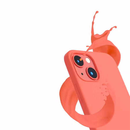iPhone 14 Rv Silikonskal med MagSafe – Rosa