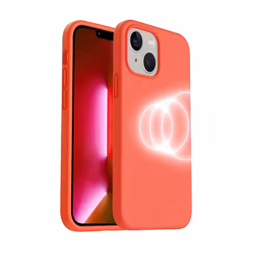 iPhone 14 Rv Silikonskal med MagSafe – Rosa