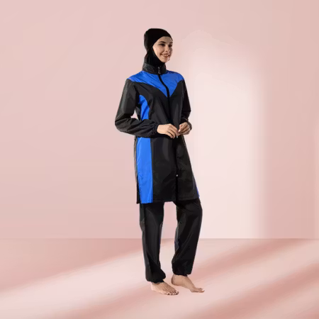 Täckande baddräkt med hijab