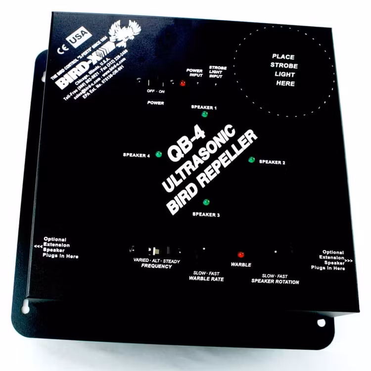 Ultraljud mot fåglar QuadBlaster QB-4  Bird-X
