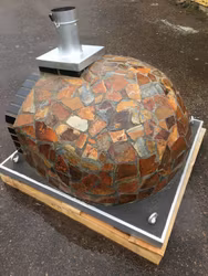Pizzaugn 120 cm underbar natursten.