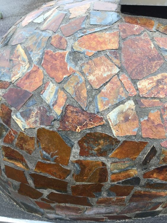 Pizzaugn 120 cm underbar natursten.