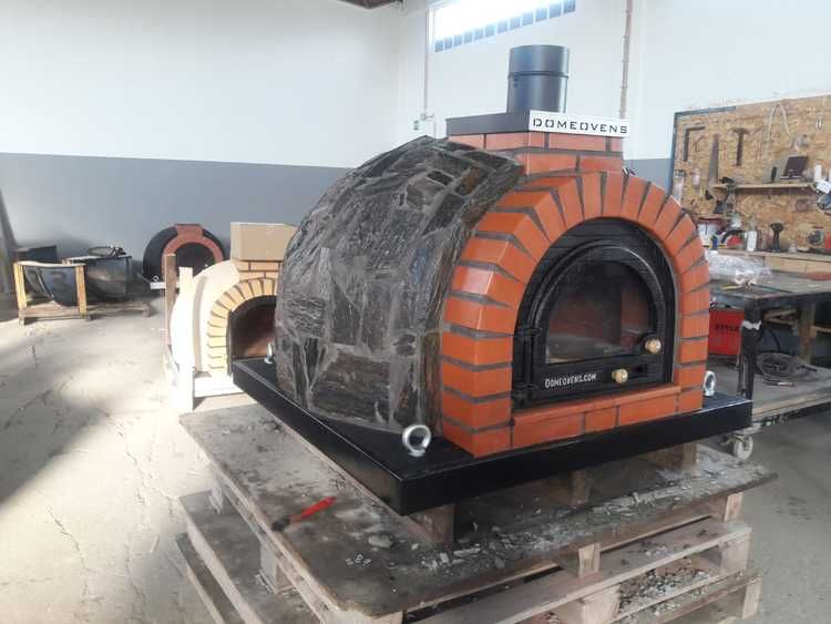 Pizzaugn med natursten 110 cm