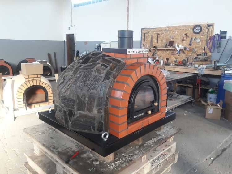 Pizzaugn med natursten 110 cm