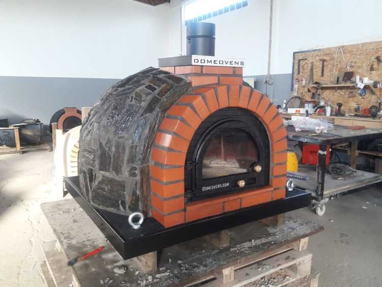 Pizzaugn med natursten 110 cm