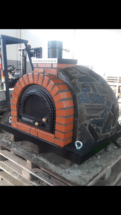 Pizzaugn med natursten 110 cm