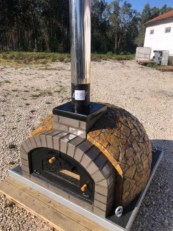110 cm Pizzaugn natursten. Vedeldad. nr 13