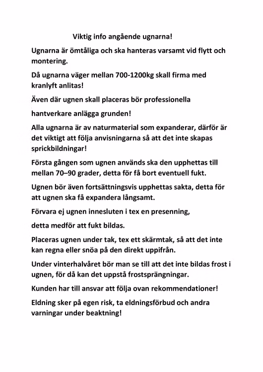 Pizzaugn vedeldad med natursten 110 cm