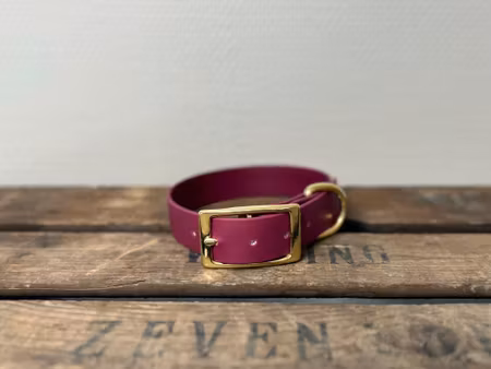 STÄLLBART BioThane® halsband - 25mm