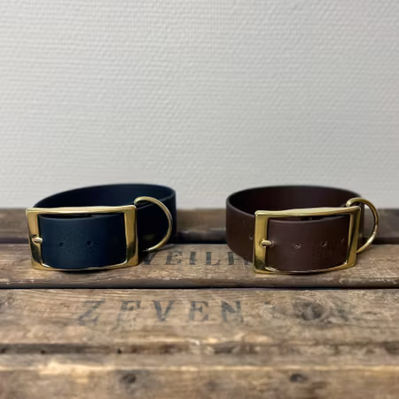 STÄLLBART BioThane® halsband - 38mm