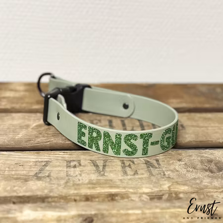 HALVSTRYP med knäppe BioThane® halsband - 25mm