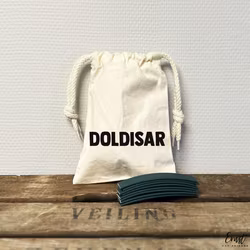Doldisar i BioThane® med tygpåse