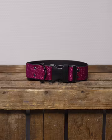 Glittrigt BioThane® halsband