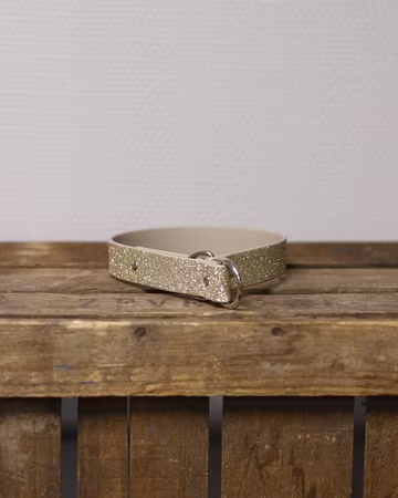 Glittrigt BioThane® halsband