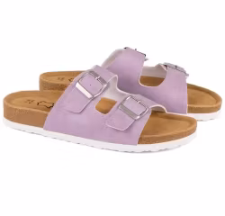 Biosandaalit nainen jalkarikas korkkipohja, LILA