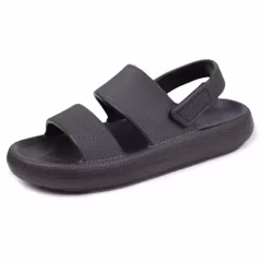 Pehmeät sandaalit LAPSET, MUSTA