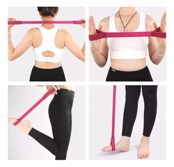 Harjoitus bändi pakki, 3kpl vastus nauhat kahvoilla