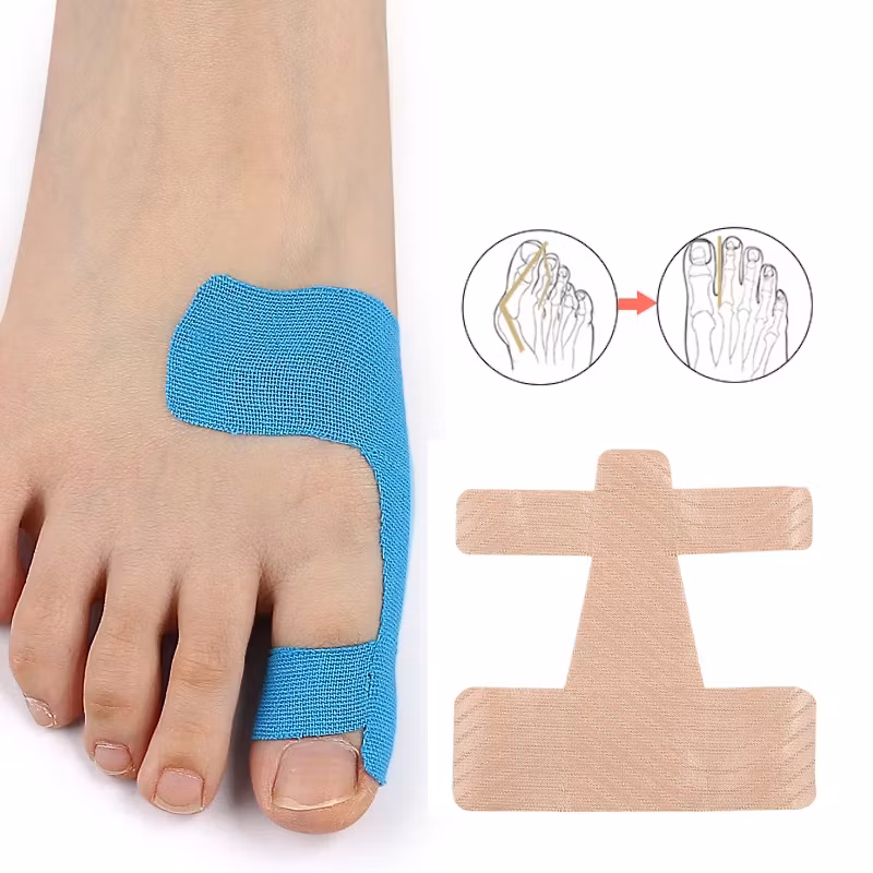 Kinesioteippi hallux valgus 10kpl , valmiiksi leikattu BEIGE