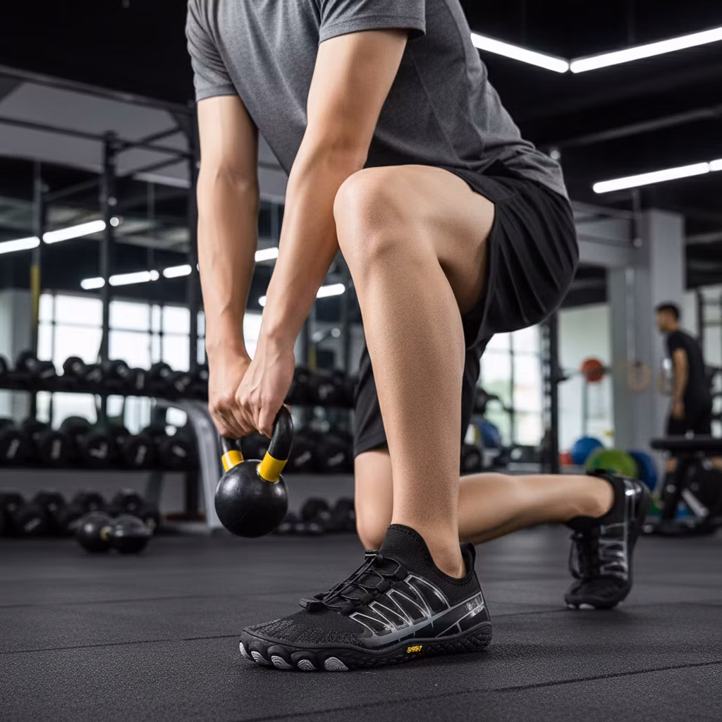 Paljasjalkakengät Sport MUSTA