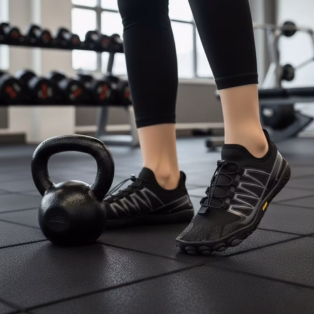 Paljasjalkakengät Sport MUSTA