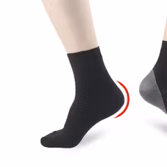 Bambusukat, geeli kantapäässä, täyssukat