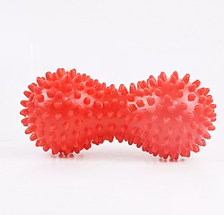 Jalkahieronta piikkipallorulla