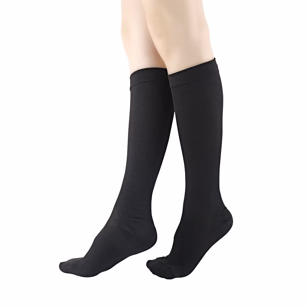 Tukisukat unisex, luokka 1, 15-21mmHg MUSTA