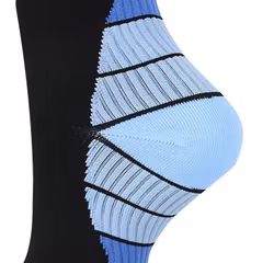 Tukisukat Vital, luokka 1, 15-21mmHg, MUSTA / SININEN