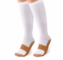 Tukisukat Comfort, luokka 1, 15-21mmHg VALKOINEN / RUSKEA