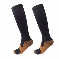 Tukisukat Comfort, luokka 1, 15-21mmHg MUSTA / RUSKEA