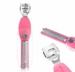 Jalkakirves ja jalkaraspeli 2-in-1 pinkki
