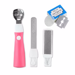 Jalkojenhoitosarja pinkki 4 in 1