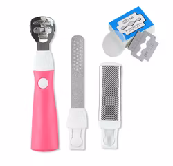 Jalkojenhoitosarja pinkki 4 in 1