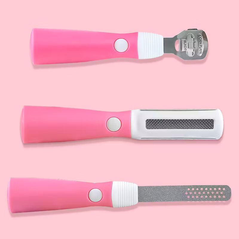 Jalkojenhoitosarja pinkki 4 in 1