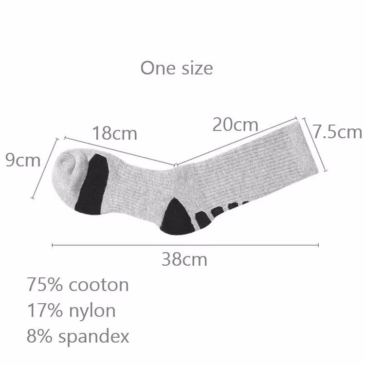 Sukat, lämpimät, one size HARMAA/MUSTA