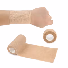 Korkean elastinen sideteippi, kuitukangas, BEIGE 4.5m