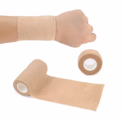 Korkean elastinen sideteippi, kuitukangas, BEIGE 4.5m