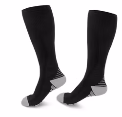 Tukisukat Aktiivinen luokka 1, 15-21mmHg, MUSTA / HARMAA