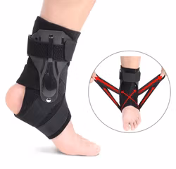 Nilkkasuoja vakauttava, ergonomiset kiskot, säädettävä