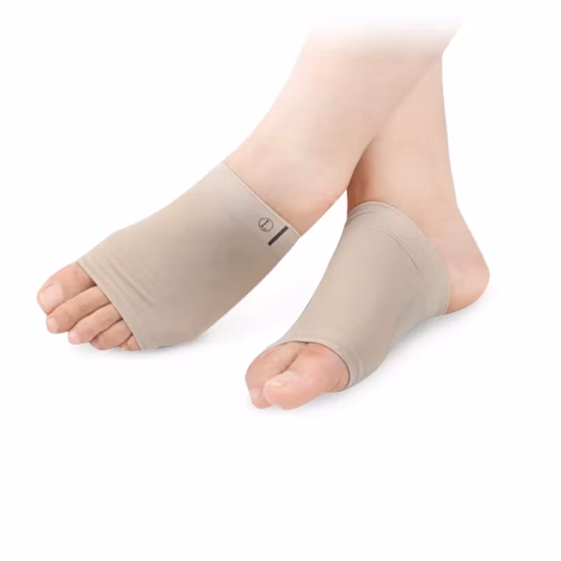 Pehmeä sukka, jossa on geelimäinen kaarituki, BEIGE
