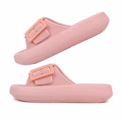 Premium säädettävät pehmeät tossut V2 yhdellä hihnalla PINKKI